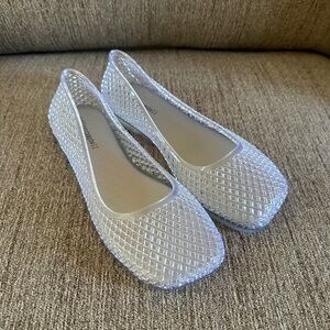 New! Jeffrey Campbell Suni Jelly flats sz 10